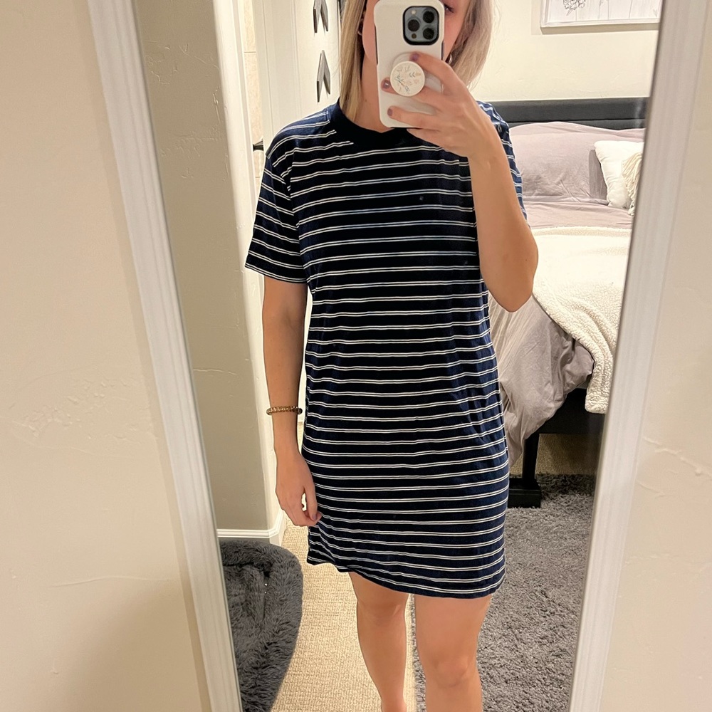 Madewell Blue and White Dress